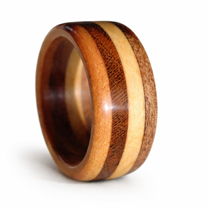 Laminirani prsten od punog drveta