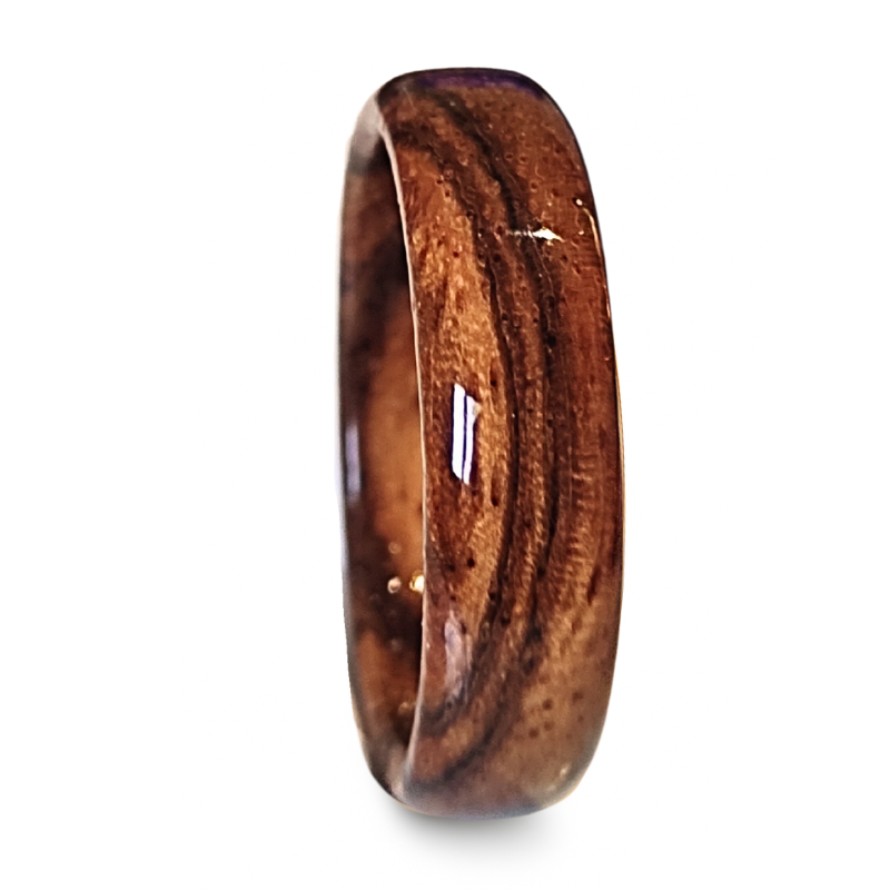 prsten od zebrano drveta - rucni rad drvomARTin prsten od zebrano drveta