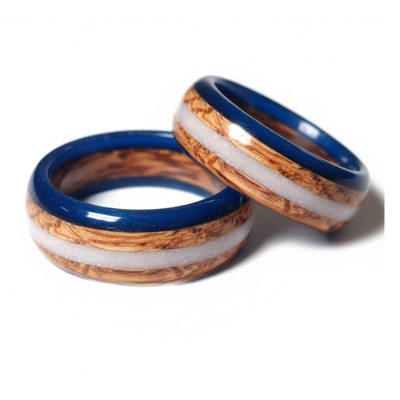 Burme od epoxy smole i punog drveta.