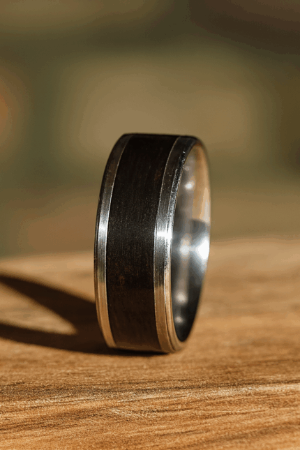 Prsten od ebanovine i hirurškog čelika