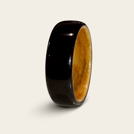 Bentwood prsten od ebony i hrasta ručna izrada drvomARTin
