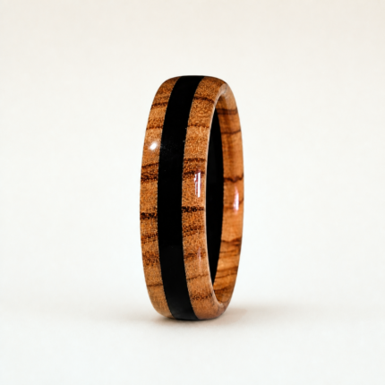 Bentwood prsten od masline i ebony drveta