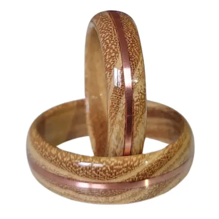 Bentwood burme od bagrema sa bakarnom žicom – Root & Flame