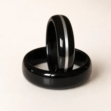 Bentwood burme od ebanovine sa aluminijumskom žicom